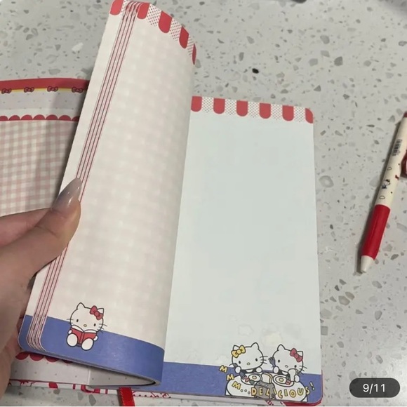 New Hardcover Sanrio Hello Kitty Journal Tablet - Picture 7 of 11